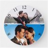 Ceas personalizat din sticla rotund