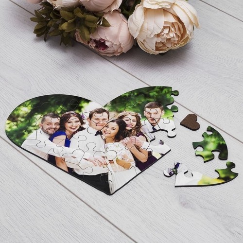 Puzzle personalizat inima