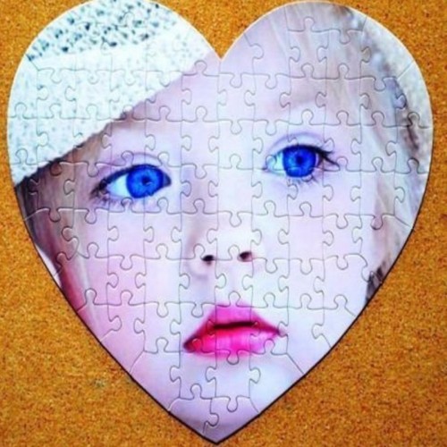 Puzzle personalizat inima