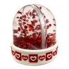 Glob foto Love rosu