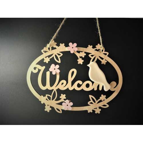 Decor pentru usa Welcome