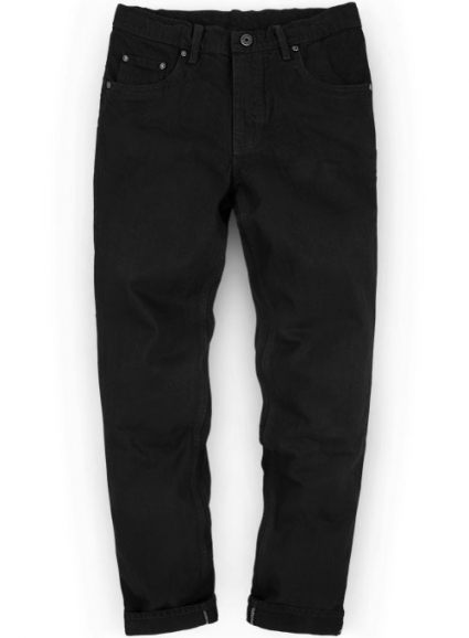 Buy Black Mid Rise Slim Fit Trousers for Men