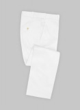 White Stretch Chino Pants