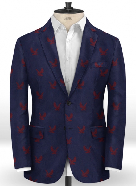 Eagle Oxford Blue Wool Suit