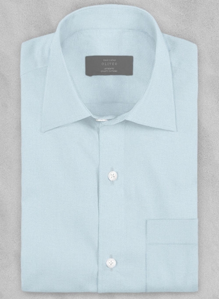 Light Blue Stretch Poplene Shirt