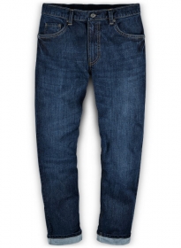 Thunder Blue Indigo Wash Whisker Jeans