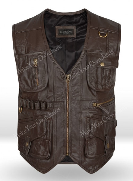 Chris Pratt Jurassic World Fallen Kingdom Leather Vest