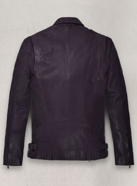 Falcon Purple Rider Leather Jacket