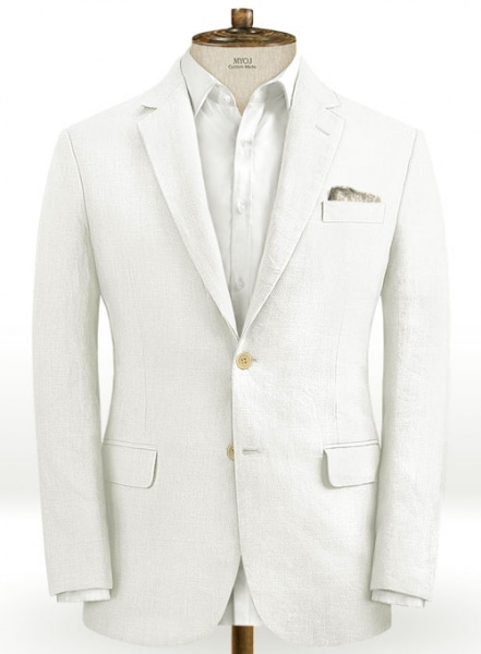 Safari Ivory Cotton Linen Jacket