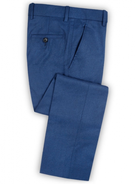 Light Weight Spring Blue Tweed Pants