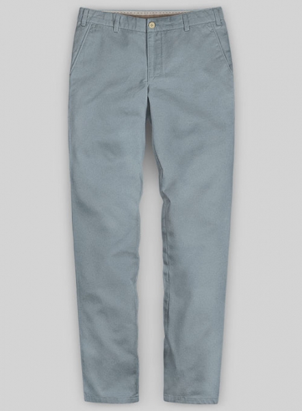 Slate Blue Stretch Chino Pants