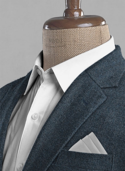 Light Weight Bond Blue Tweed Jacket