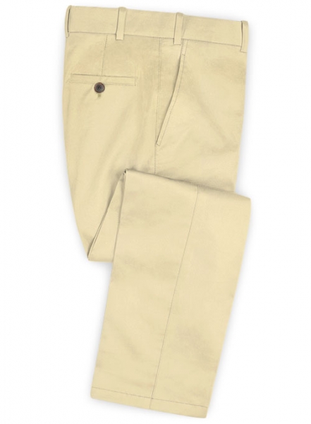 Stretch Summer Weight Sun Khaki Chino Suit