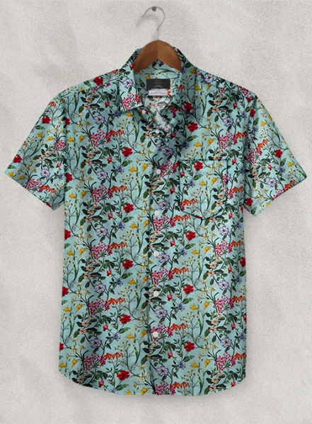 Liberty Munain Cotton Shirt - Half Sleeves