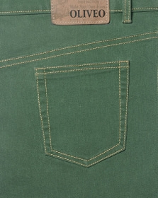 Cosmo Green Stretch Jeans