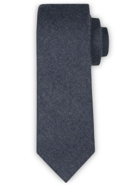 Tweed Tie - Bond Blue Tweed