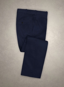 Caccioppoli Canvas Dark Blue Cotton Pants