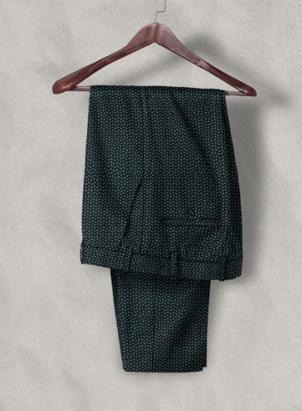 Reda Teal Blue Quini Tweed Pants