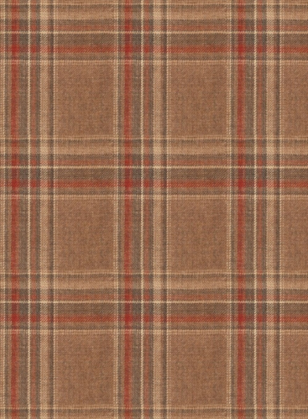 Napolean Tartan Tan Wool Suit