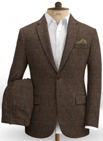 Harris Tweed Country Dark Brown Suit