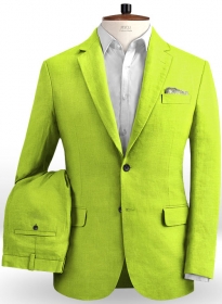 Pure Neon Green Linen Suit