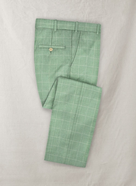 Biscay Green Wool Suit