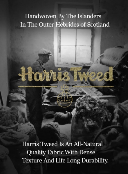 Harris Tweed Blue Checks Jacket