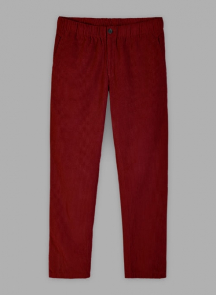 Easy Pants Red Corduroy