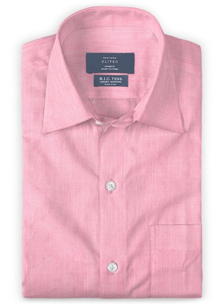 S.I.C. Tess. Italian Cotton Hot Pink Shirt