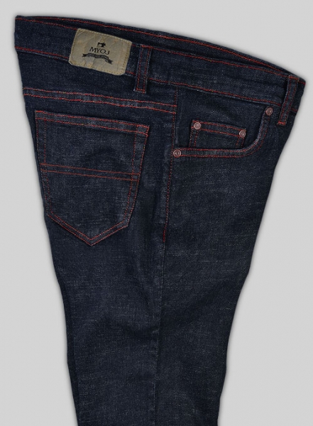 Marlin Blue Stretch Hard Wash Jeans - Look #654