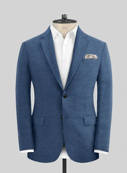 Solbiati Denim Mid Blue Linen Suit