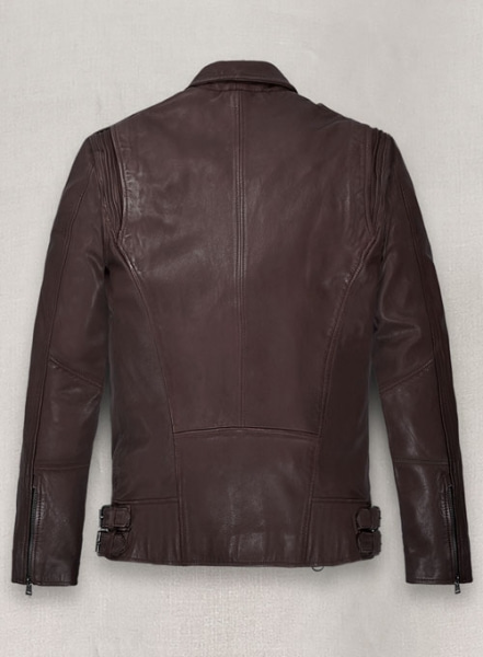 Falcon Burgundy Rider Leather Jacket