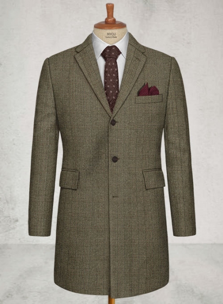 Mandi Checks Tweed Overcoat