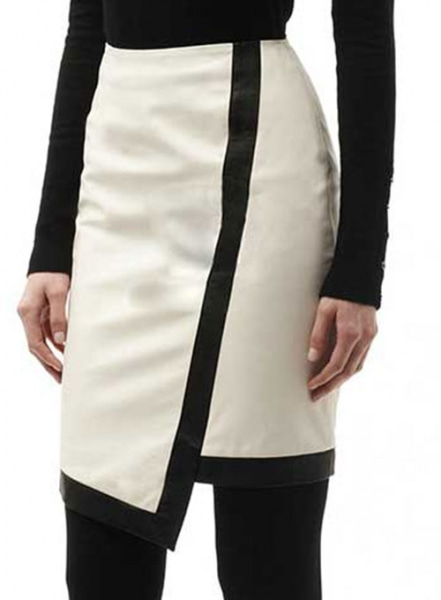 Two Toned Leather Skirt - # 149