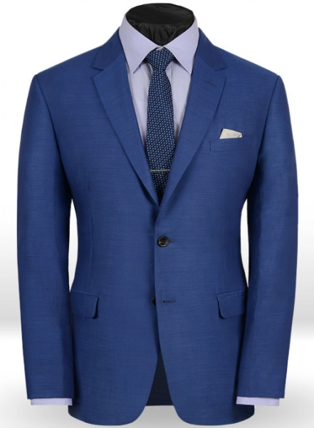 Napolean Rosso Blue Wool Suit