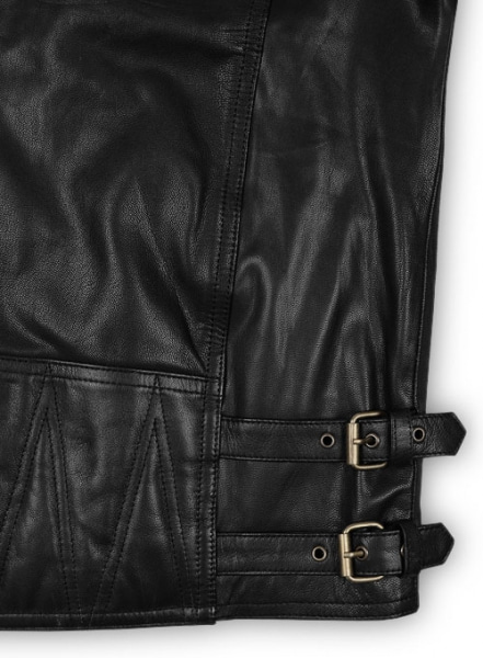 Leather Biker Jacket #444