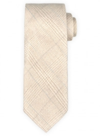 Italian Linen Tie - Magna Beige