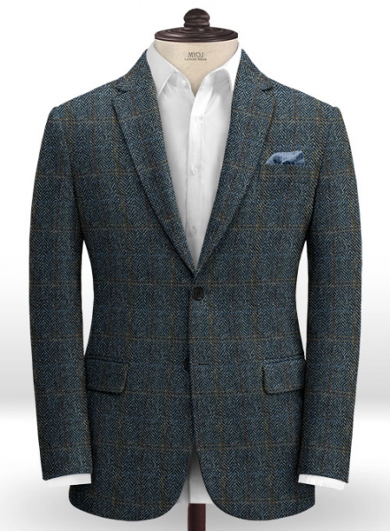 Harris Tweed Country Blue Suit