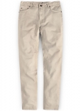 Beige Stretch Chino Jeans