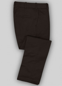 Twillino Thick Dark Brown Formal Chinos