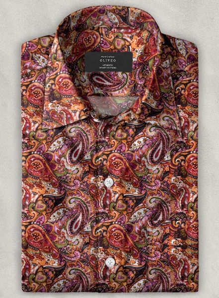 Italian Linen Sino Shirt - Half Sleeves