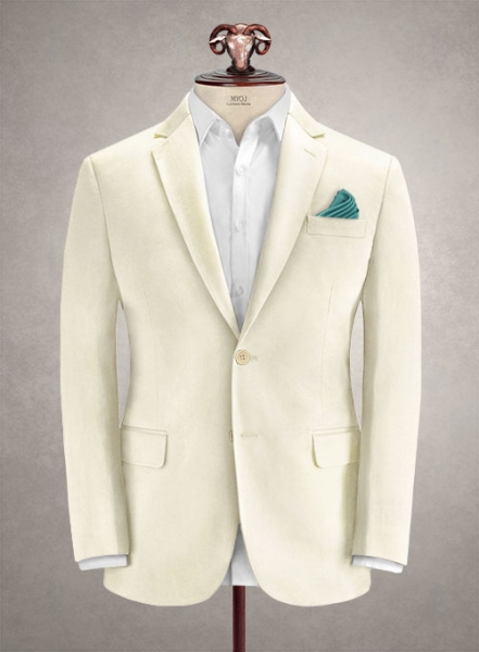 Italian Fawn Cotton Stretch Suit