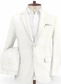 Italian Tropic Cream Linen Suit