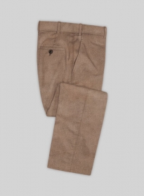 Beige Velvet Pants