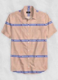 Italian Cotton Carnival Shirt - Half Sleeves