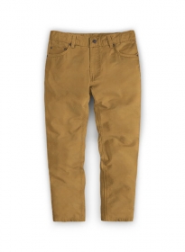 Kids Summer Weight Dark Khaki Chino Jeans