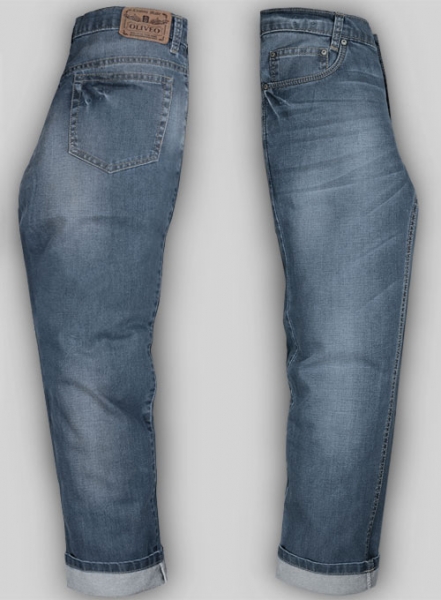 Melange Luxurious Deep Dark Blue Jeans - Ice Wash