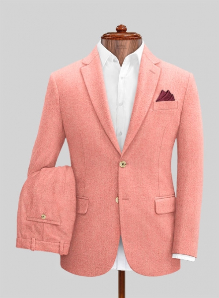 Melange Melon Tweed Suit