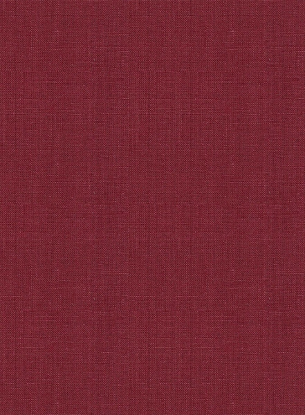 Easy Pants Moscow Maroon Pure Linen