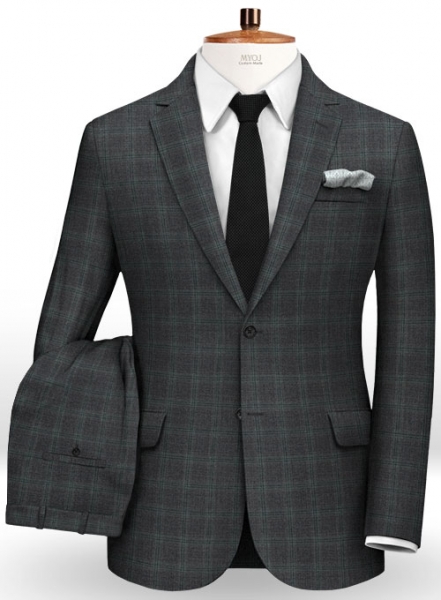 Caviar Mont Gray Wool Suit